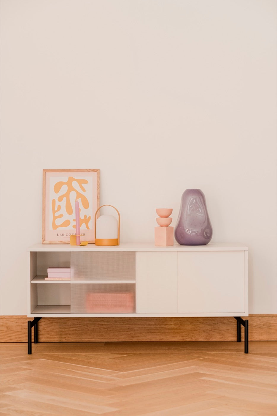 beige indoor light-grey living-room pink tv-stands violet yellow home-office 