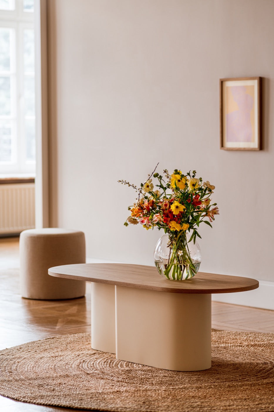 indoor light-grey living-room spring-ideas stools black sideboards 