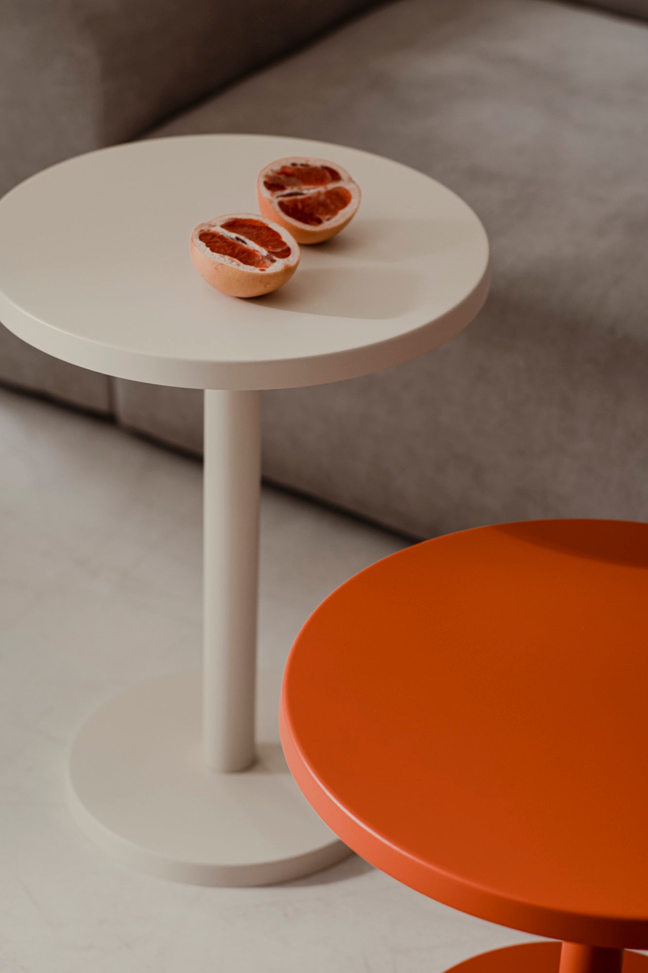 indoor living-room new-arrivals side-tables terracotta beige orange 