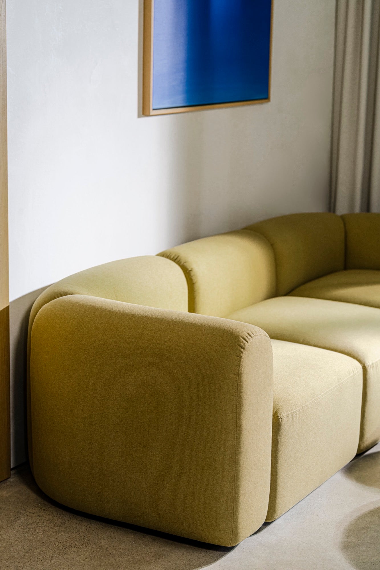 indoor living-room sofas yellow 
