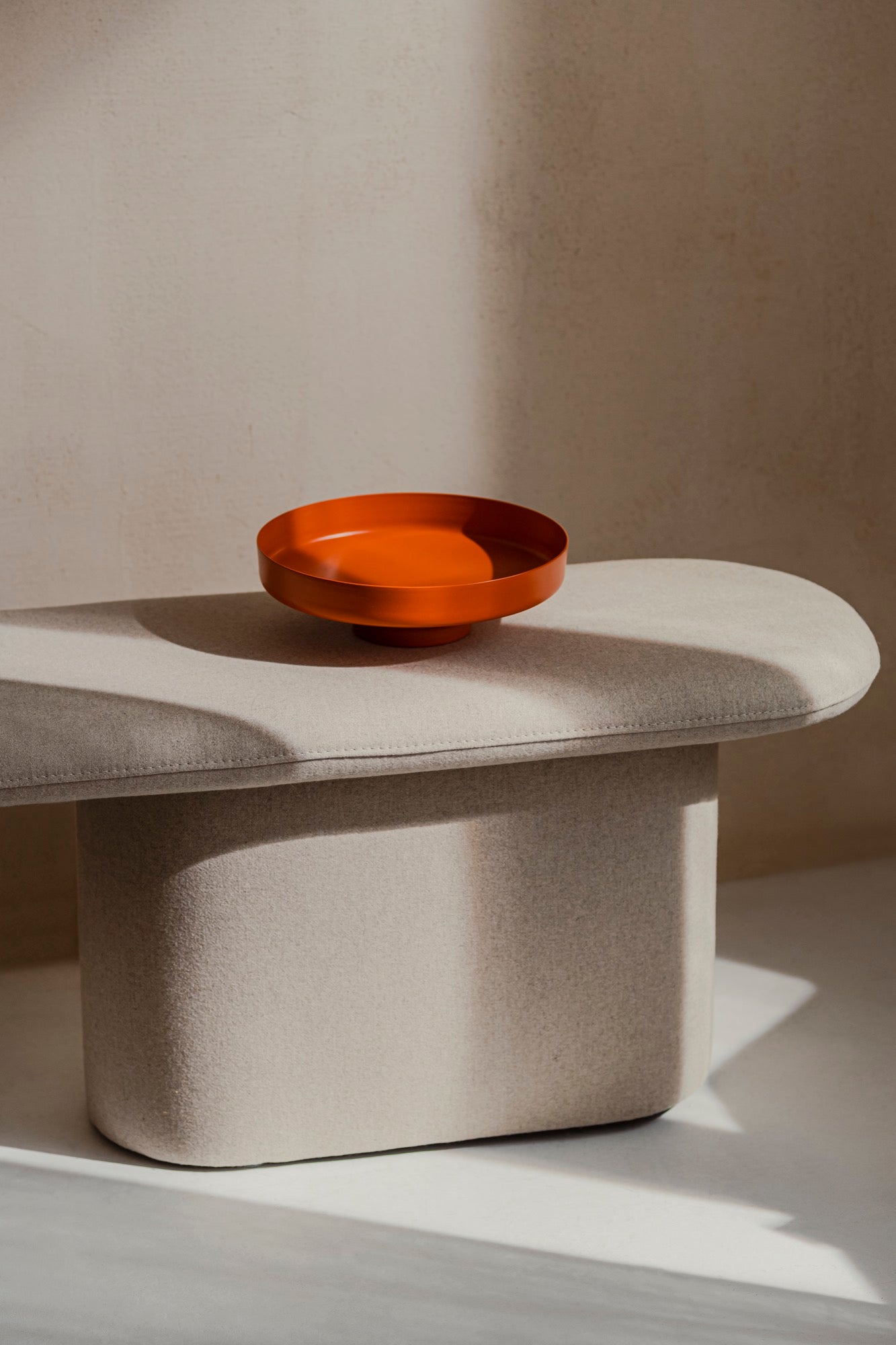 beige benches gift-guide indoor living-room bedroom bowls hallway light-grey orange terracotta 