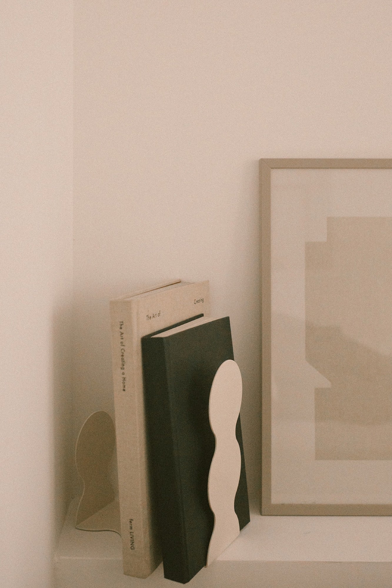 beige bookends gift-guide indoor living-room home-office light-grey 