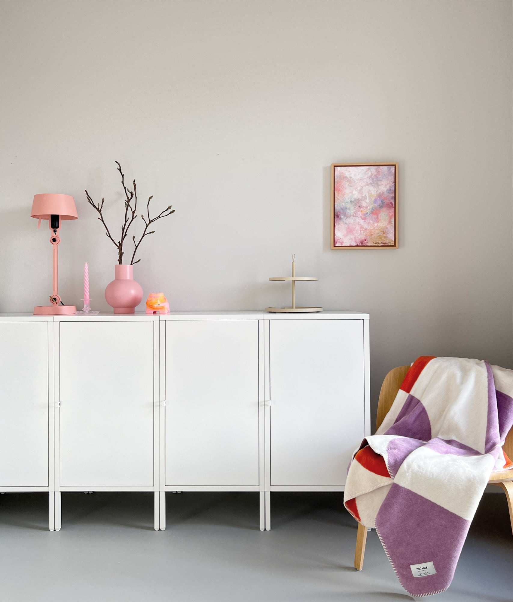 beige intérieur salon Plaids Chambre à coucher  gris clair rose terracotta violet 