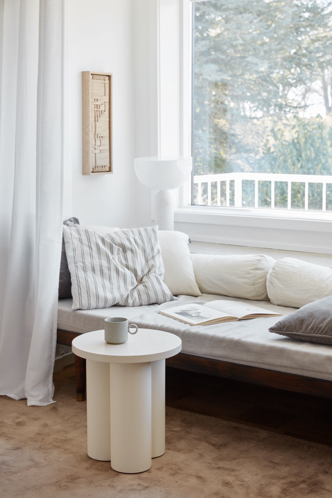 beige indoor living-room seatings bedroom stools 